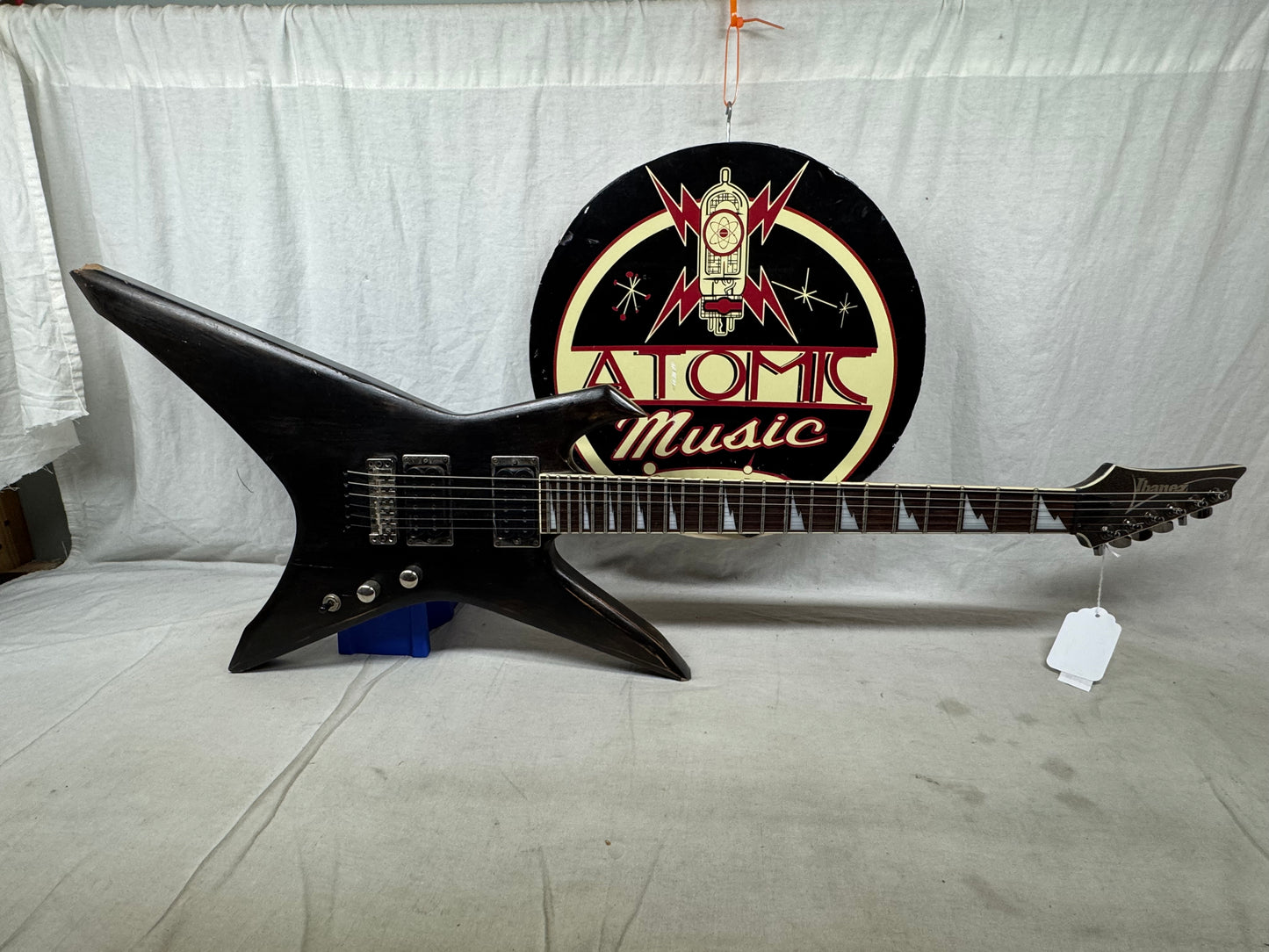 Ibanez X Xiphos Series XPT700FN xpt700 xpt 700 fn Guitar with Case - crack in body - Rusty Glitter Flat - sanded off in most areas - 2008