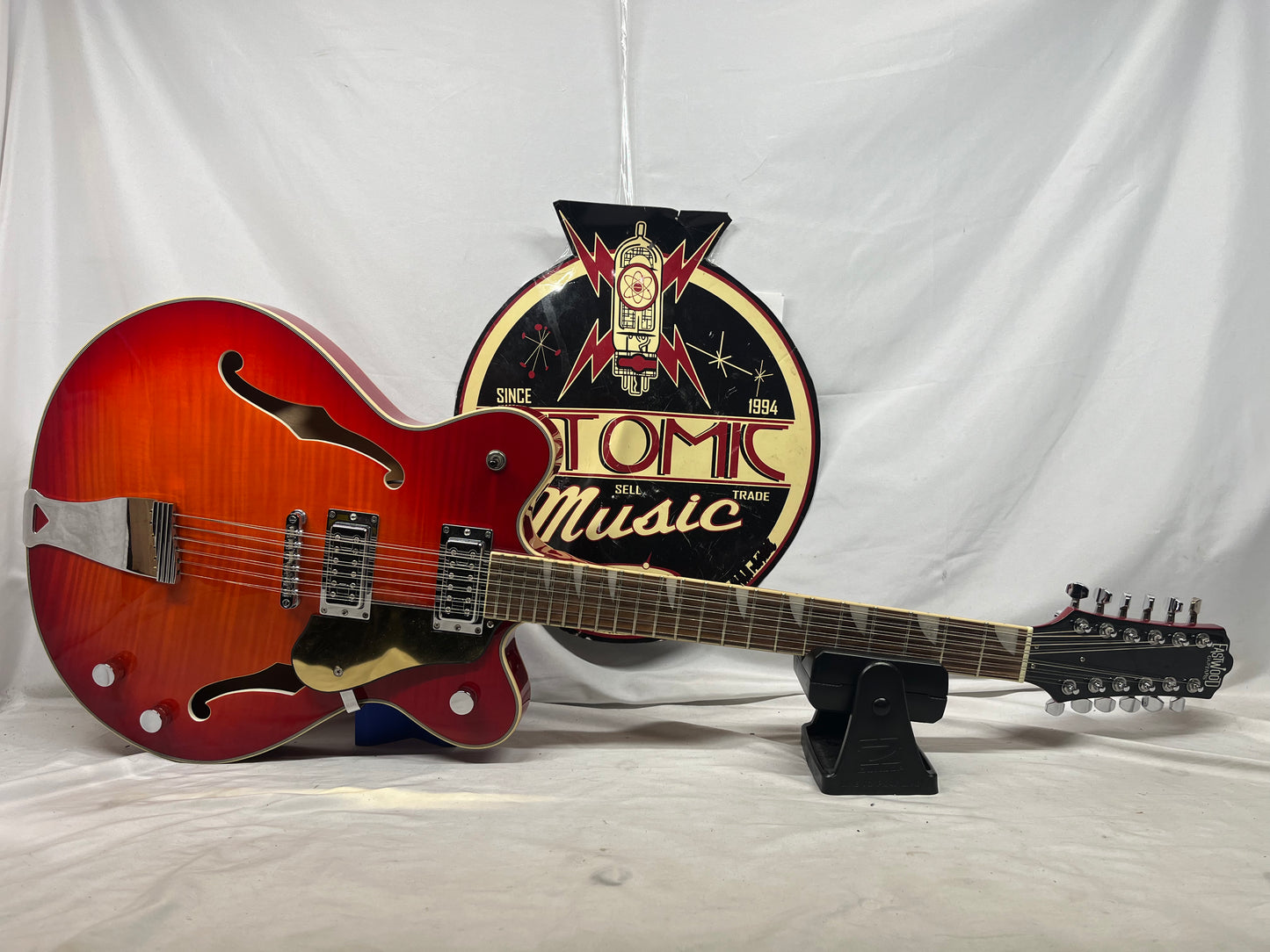 Eastwood Classic 12-String Doublecut Semi-Hollow Body Electric Guitar