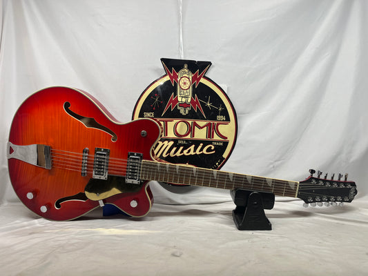 Eastwood Classic 12-String Doublecut Semi-Hollow Body Electric Guitar