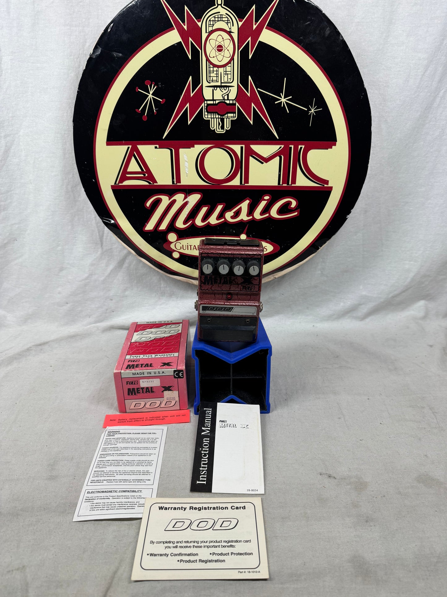 DOD FX70 Metal X Distortion Pedal with Box