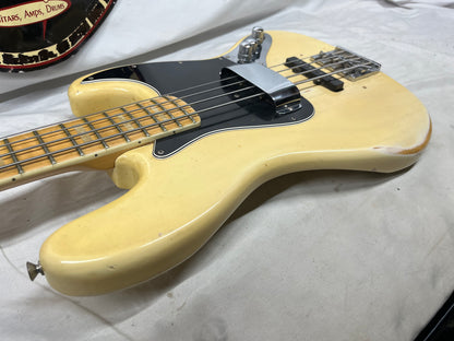 Fender American 4-String Electric Jazz Bass 1977 with Hard Case - Split in Fretboard only at the first fret *see photos*