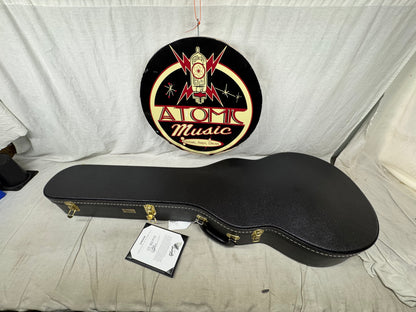 Gibson USA Custom Shop Les Paul Custom Guitar with COA + Case 2023 - Ebony / Black