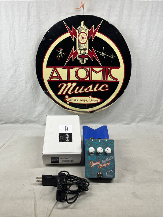 Crazy Tube Circuits Space Charged v1 Overdrive Pedal with Power Supply + Box
