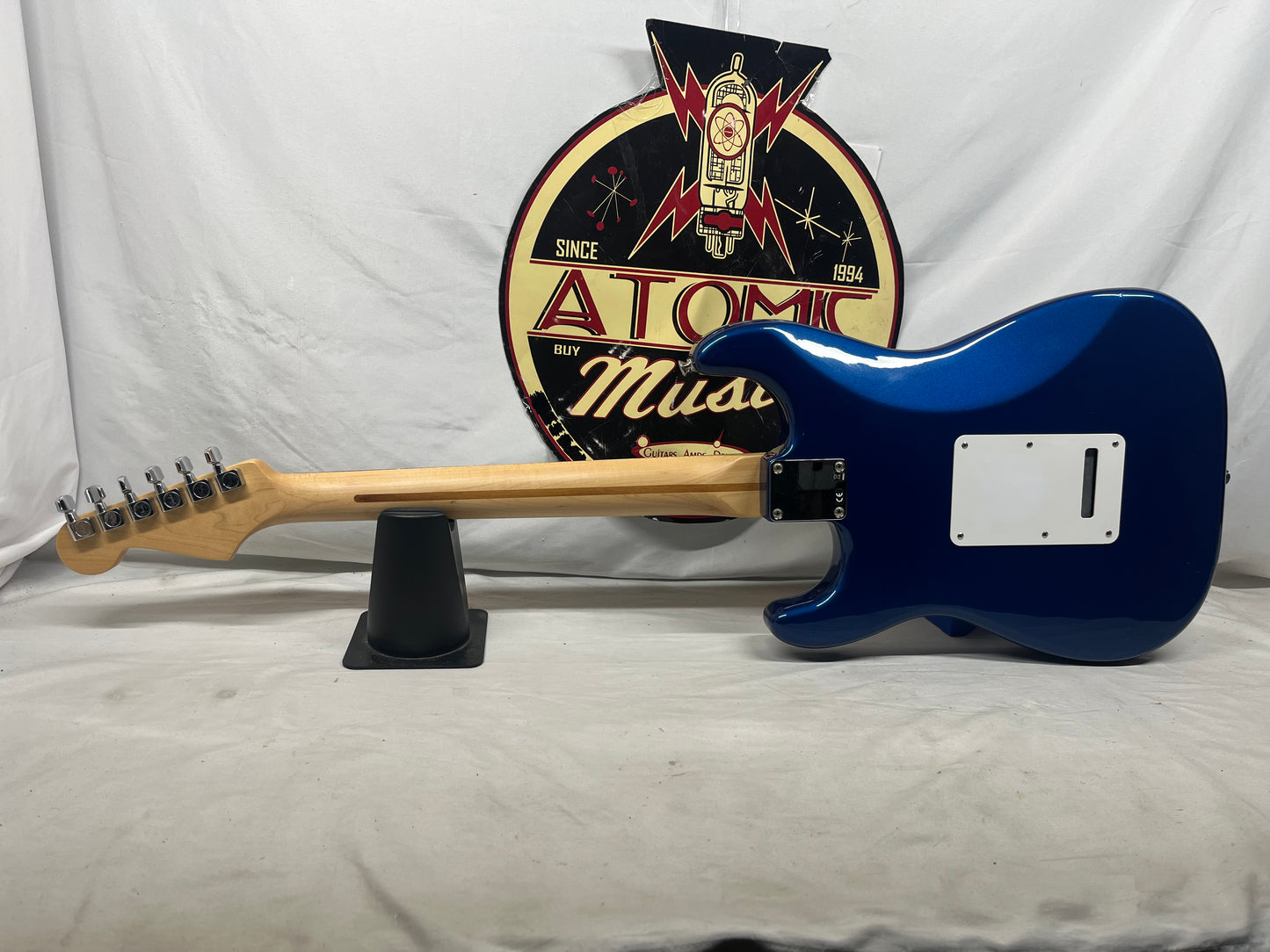 Fender Standard Stratocaster strat HSS Electric Guitar MIM - Made in Mexico- Electron Blue