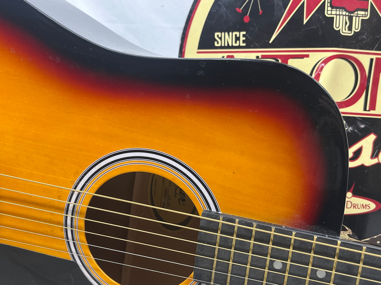 Squier SA-150 Dreadnought Acoustic Guitar - Sunburst