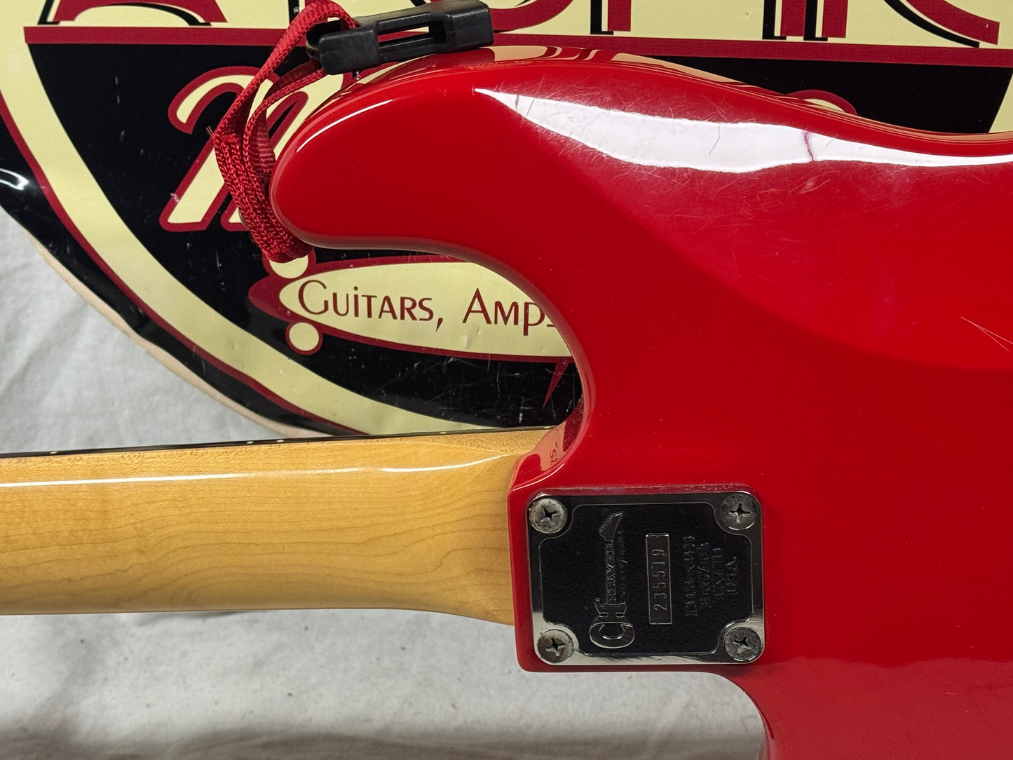 Charvel Model 3A Guitar with Case - Red