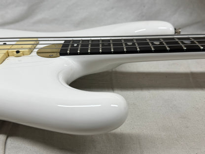 Alembic Elan 4-string Bass with Case - White (likely re-fin'd)
