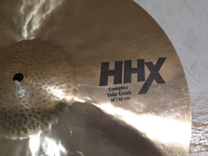 Sabian 18" HHX Complex Thin Crash Cymbal - Image 2