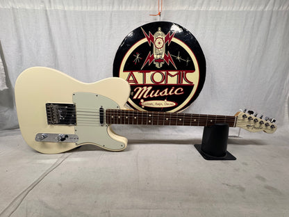 Fender Limited Edition American Standard Telecaster with Matching Headstock Guitar + Case 2016 - Olympic White / Rosewood fingerboard