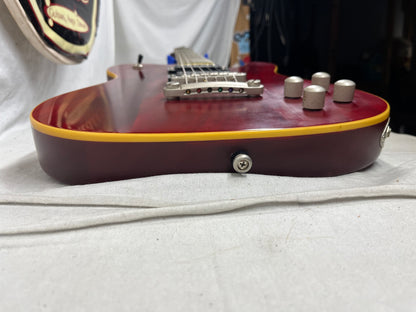 Squier Master Series Chambered Telecaster Electric Guitar 2005 - Crimson Red Transparent