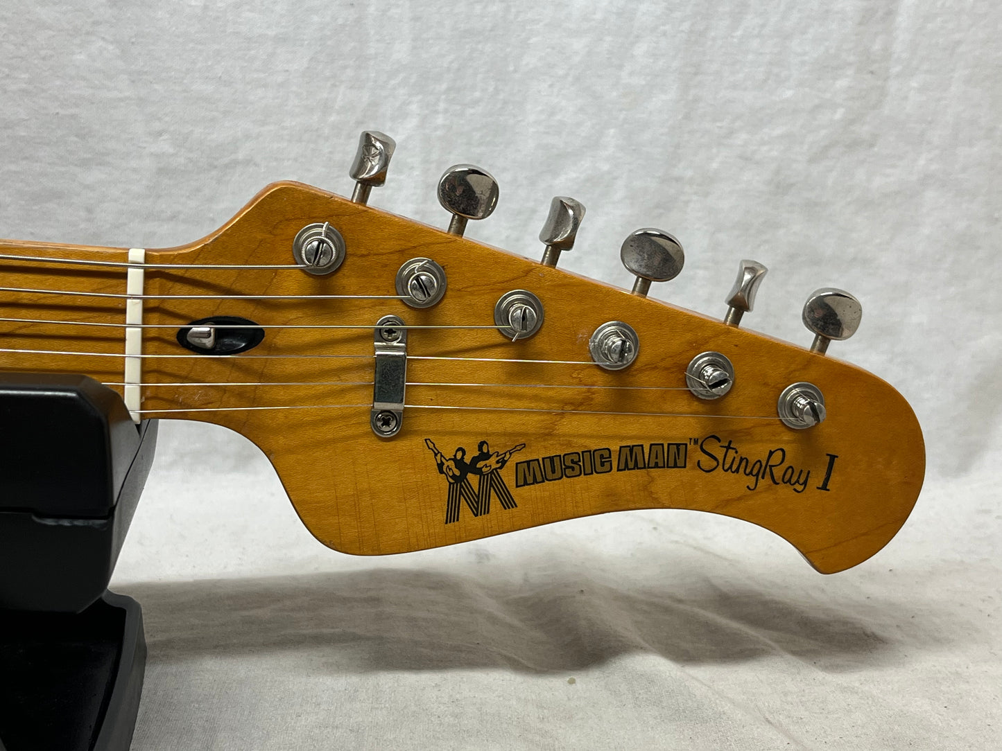Music Man StingRay I Double Cutaway Electric Guitar with Hard Case - Natural