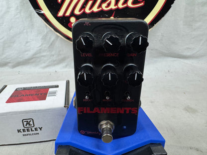 Keeley Electronics Filaments High Gain Distortion Pedal with Box