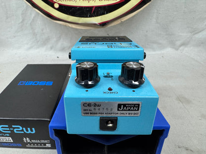 Boss Waza Craft CE-2w ce2w Chorus Pedal with Box - MIJ Made In Japan 2026