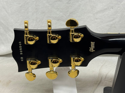 Gibson USA Custom Shop Les Paul Custom Guitar with COA + Case 2023 - Ebony / Black