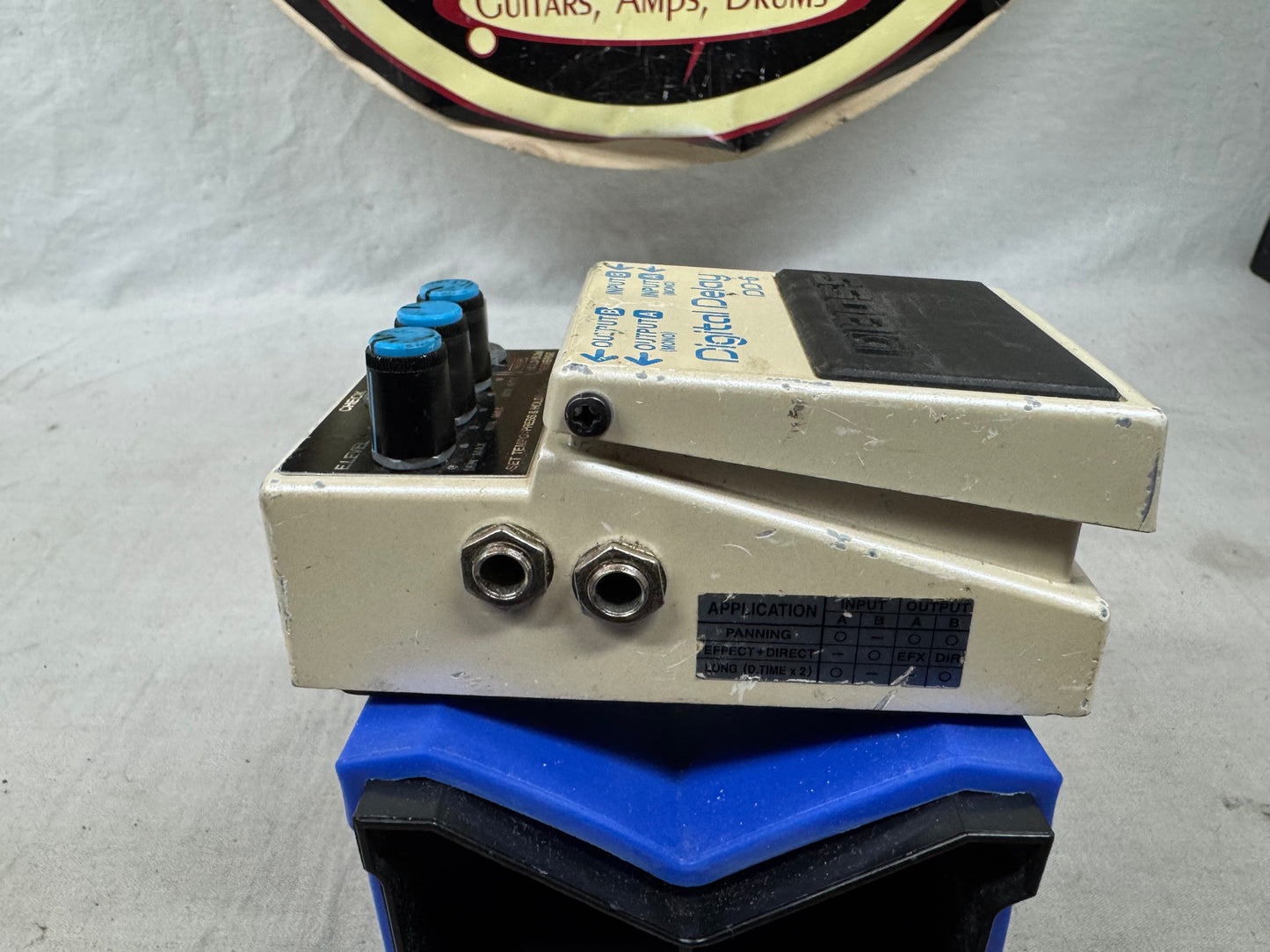 Boss DD-6 dd6 Digital Delay Pedal - missing 1 knob 2004