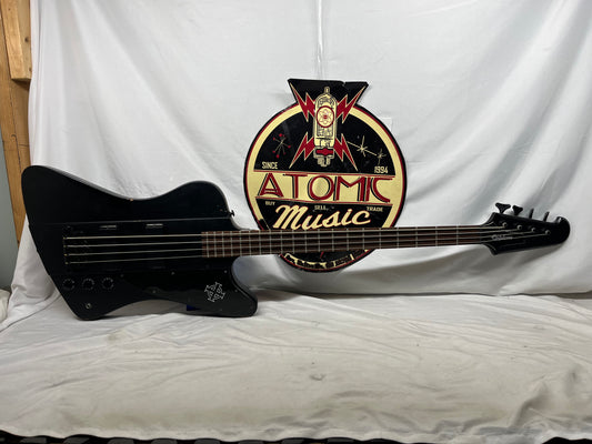 Epiphone Goth Thunderbird IV 4-String Electric Bass - Matte Black