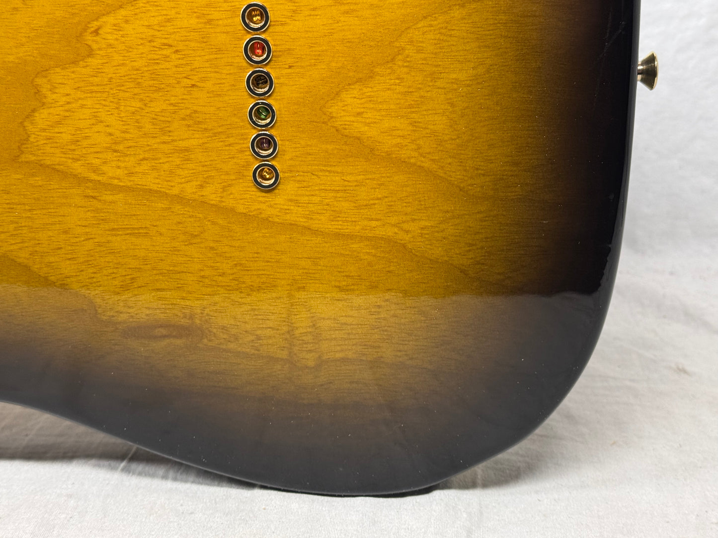 Grosh Guitars USA NOS Vintage T Singlecut Guitar with COA + Case 2016 - Two Tone Burst