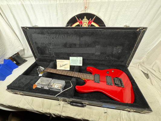 Jackson USA Custom Shop Dinky HH Guitar with Case - Red