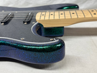 Fender Special Edition FSR Flip Flop Standard Stratocaster Guitar - upgraded! 2004 - Green-Blue