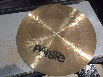 Paiste Alpha 20" Flat Ride - 2 rivets added