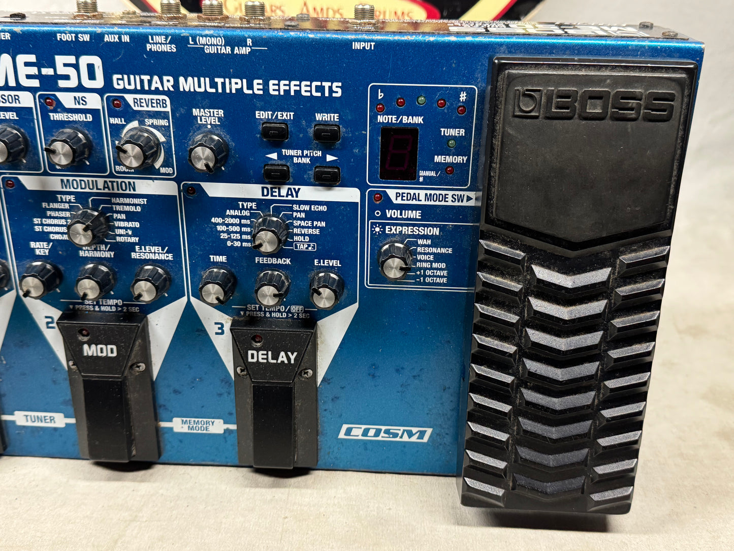 Boss ME-50 me50 Guitar Multi-Effects Preamp Pedal