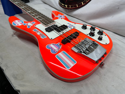Jackson X Series Concert Bass CBXNT DX IV 4-String Electric Bass - Rocket Red