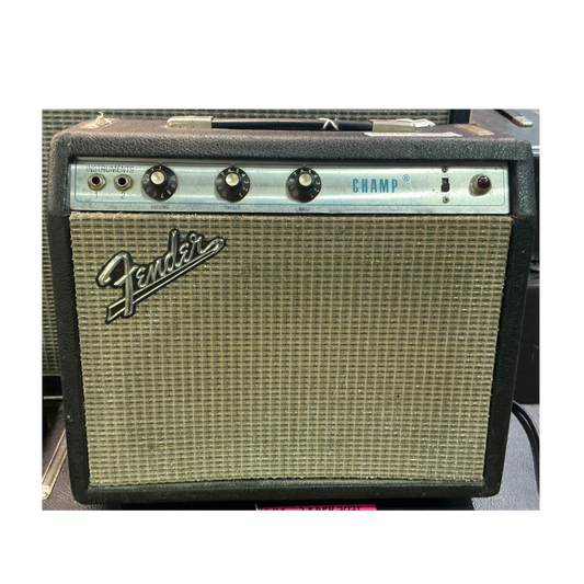 Fender Champ Tube Guitar Combo Amplifier Silverface - Local Pickup Only