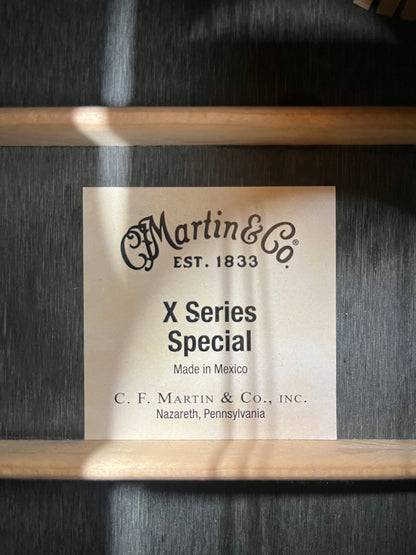 Martin X Series Special Acoustic Electric Guitar - Matte Black