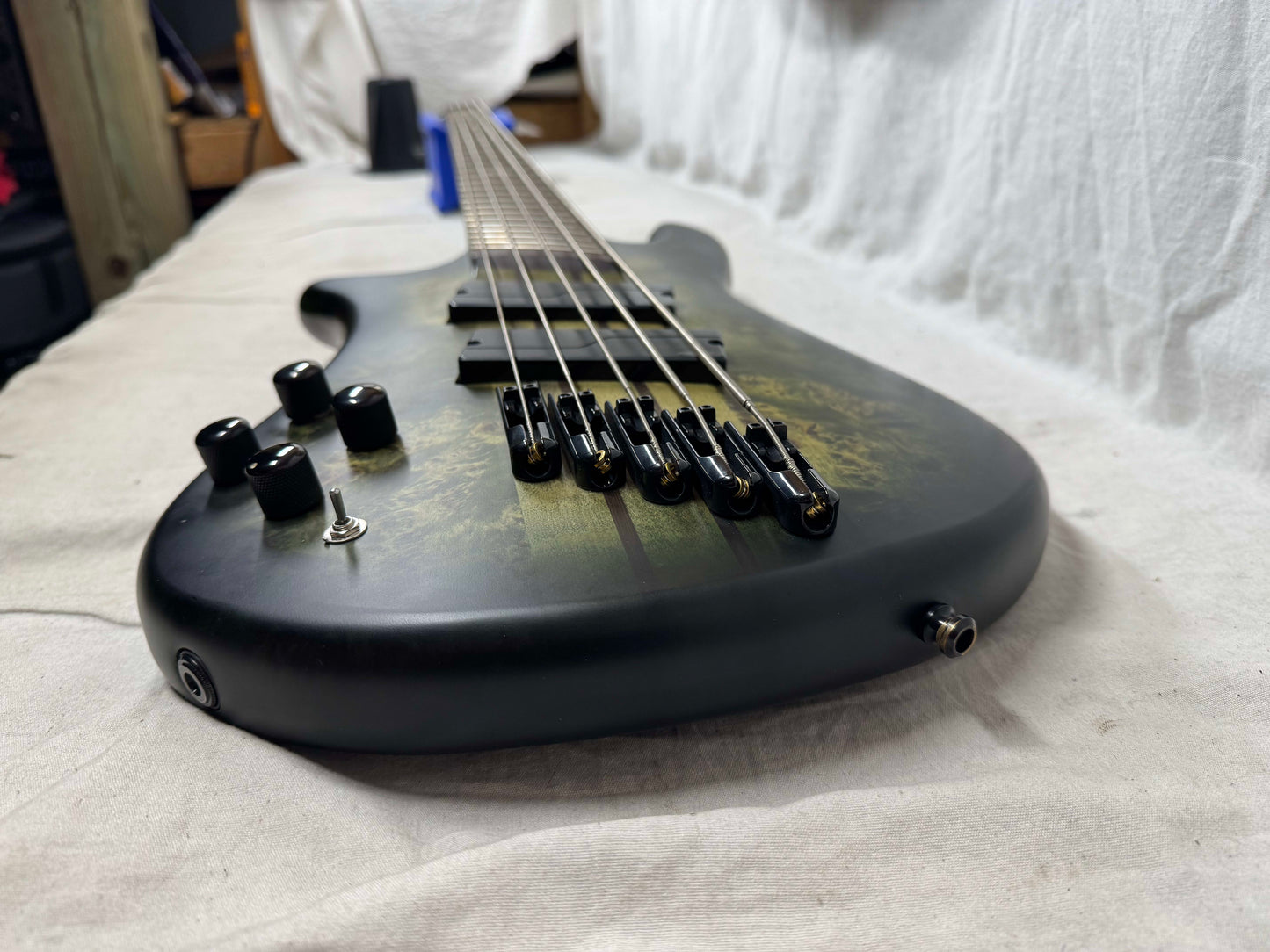 Spector Left-Handed lefty NS Dimension 5 5-string Bass - MIK Made In Korea 2022 - Haunted Moss