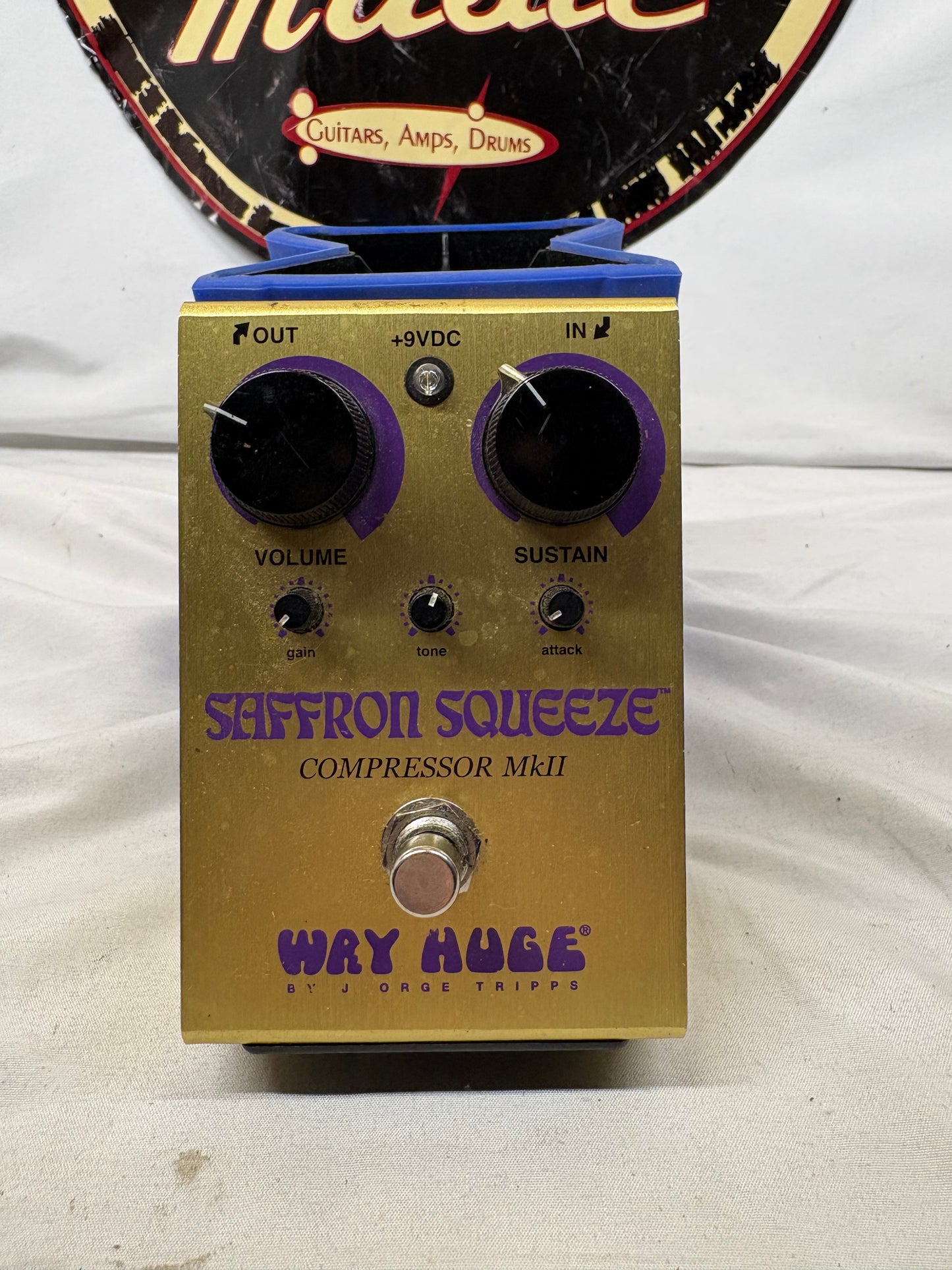 Way Huge WHE103 Saffron Squeeze MkII v2 Compressor Pedal