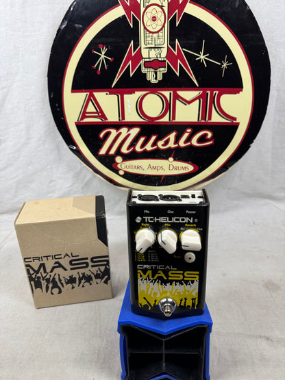 TC Helicon Critical Mass Vocal Harmony Effects Pedal with Box