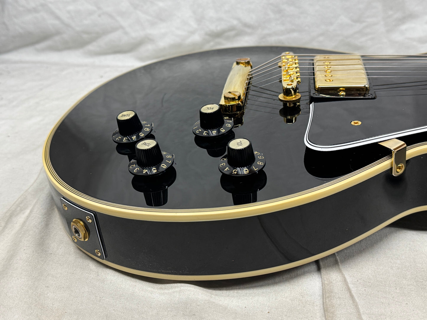 Gibson USA Custom Shop '68 1968 LPC Les Paul Custom Guitar with COA + Case 2024 - Ebony / Black