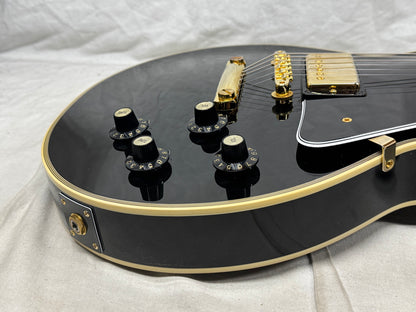 Gibson USA Custom Shop '68 1968 LPC Les Paul Custom Guitar with COA + Case 2024 - Ebony / Black
