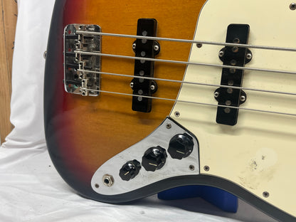Fender American 4-String Electric Jazz Bass with Hard Case - 3-Color Sunburst