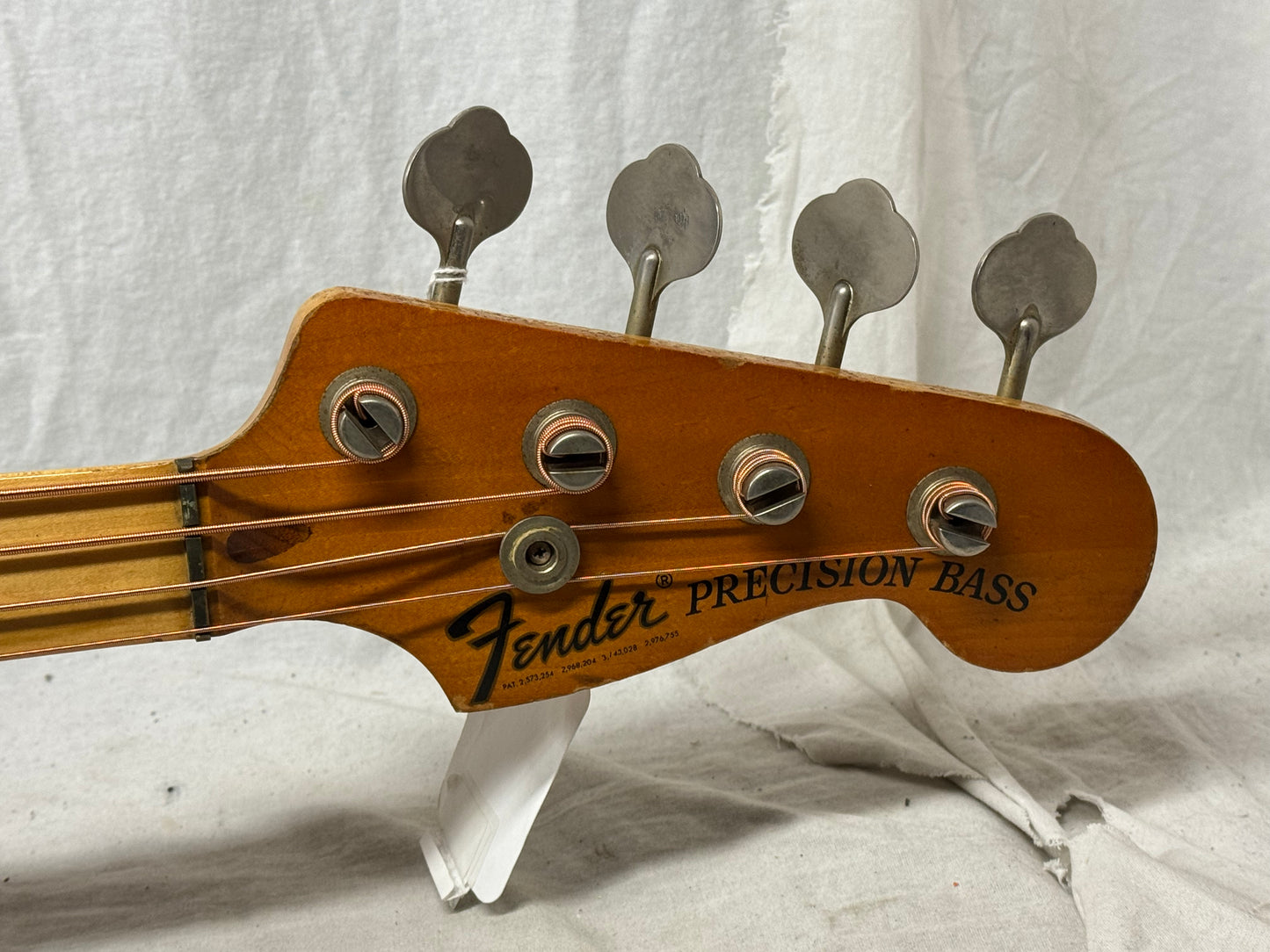 Fender PARTS BASS ? Fretless Precision Bass 4-string P-Bass with Case 1970s - 3-Color Sunburst / Maple neck