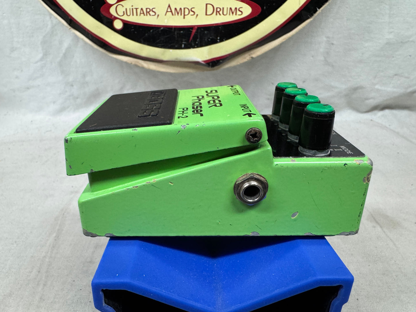 Boss PH-2 ph2 Super Phaser Phase Shifter Pedal - Black Label / MIJ Made In Japan / ACA 12-volt Power 1987