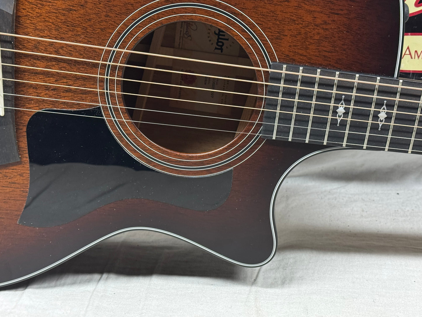 Taylor 324ce 324 ce Grand Auditorium Acoustic Guitar with Case 2019