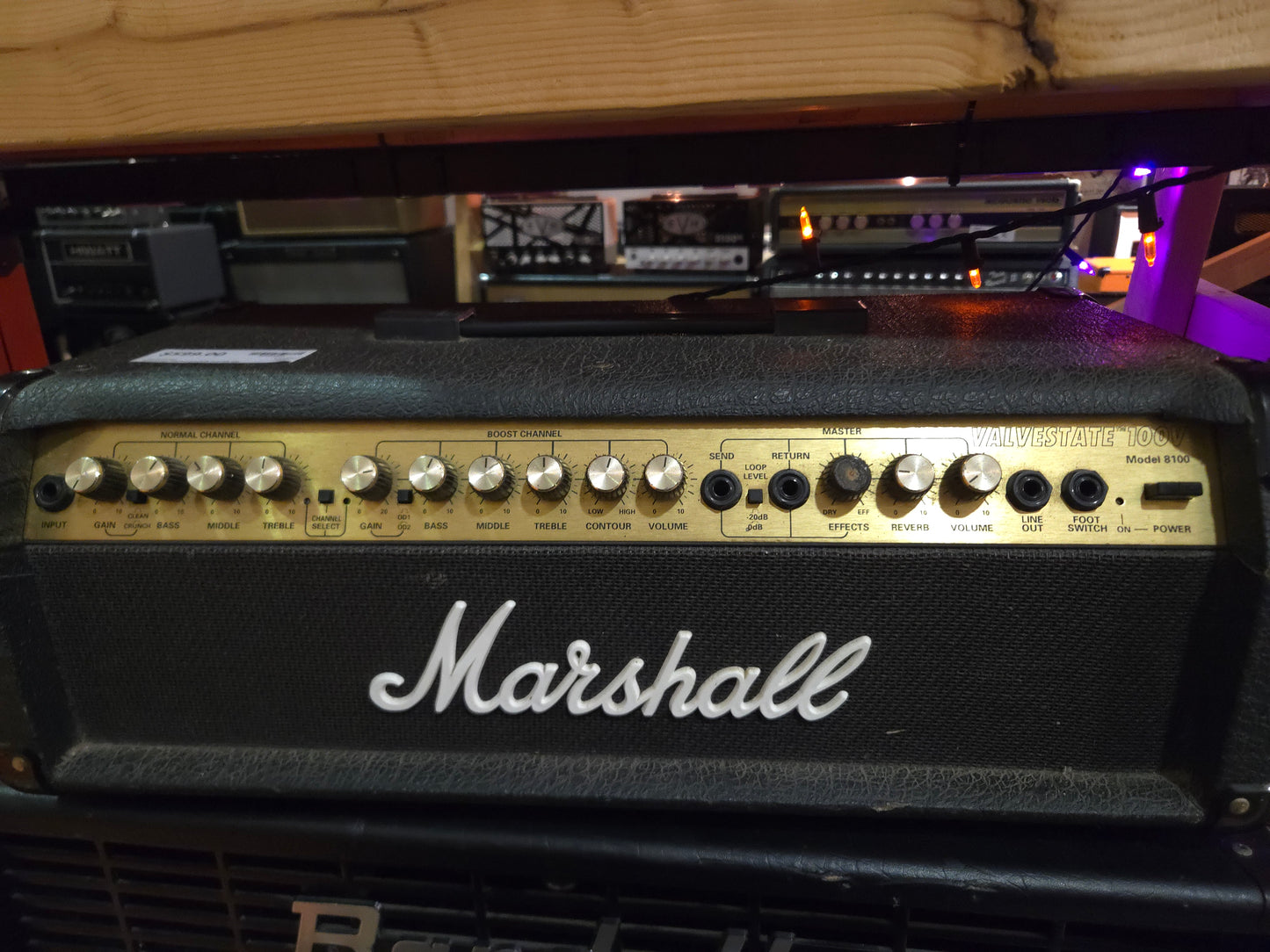 Marshall Valvestate 100V Model 8100 2-Channel 100-Watt Guitar Amp Head 1991 - 1998 - Local Pickup Only