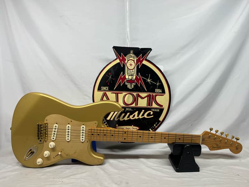 Fender 50th Anniversary Golden Stratocaster Strat Electric Guitar