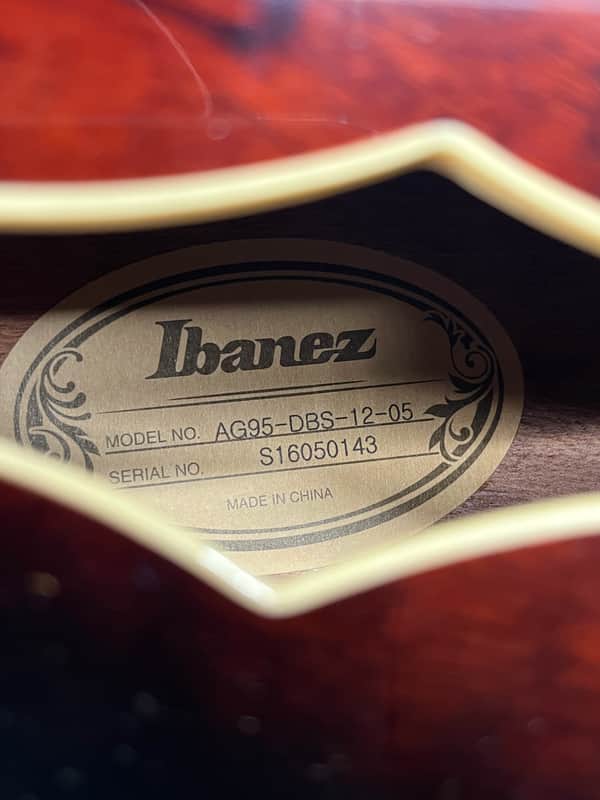 Ibanez Artcore Series AG95 Hollow Body Electric Guitar - Image 21