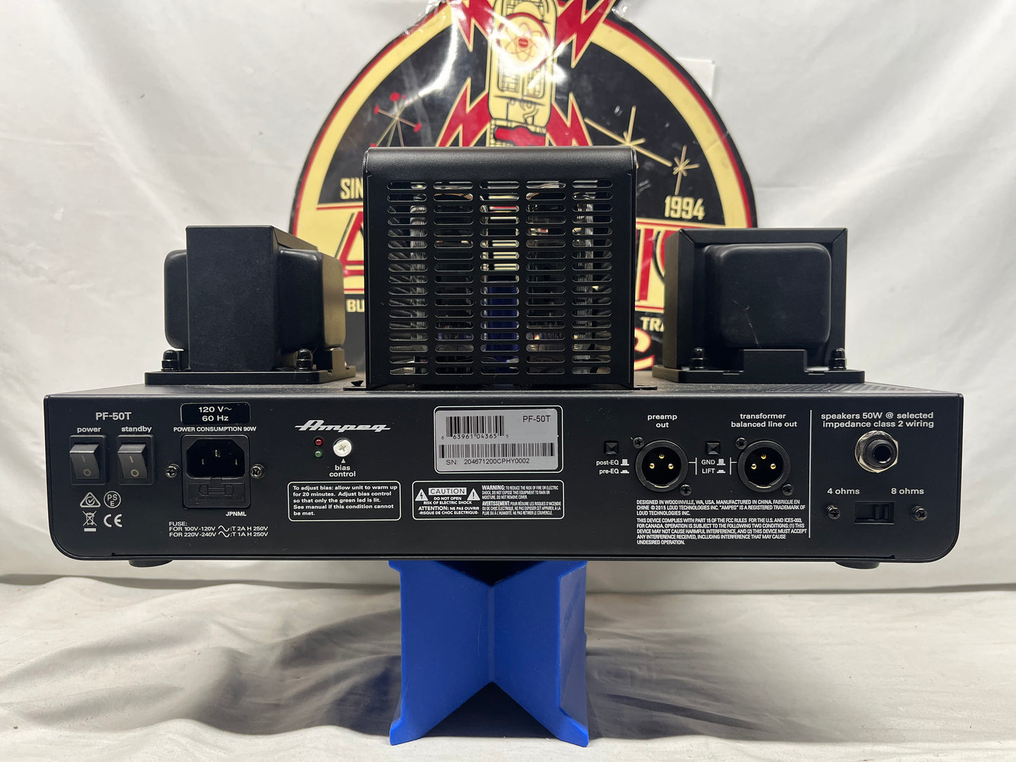 Ampeg PF-50T Portaflex 50-Watt Tube Bass Amp Head - Local Pickup Only