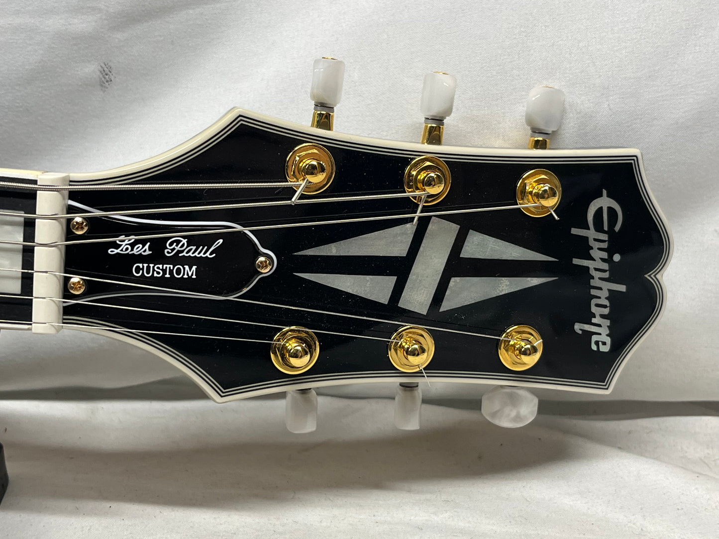 Epiphone Les Paul Custom Quilt Singlecut HH Electric Guitar - Ocean Blue