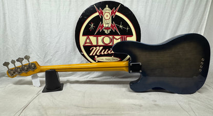 Fender TNB-110SPL TNB SPL J-Craft Thinline Telecaster Bass Special 4-string Semi-Hollowbody Bass 2002 - 2004 - Blue Violet Burst