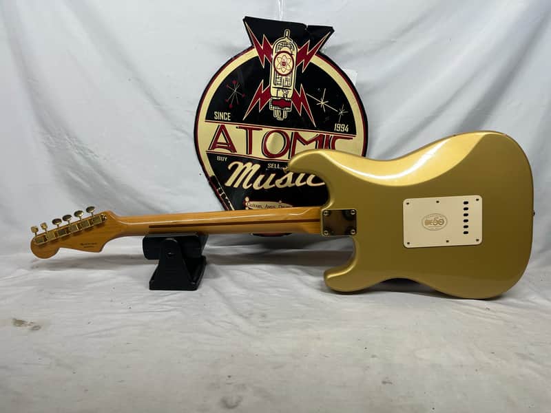 Fender 50th Anniversary Golden Stratocaster Strat Electric Guitar - Image 8