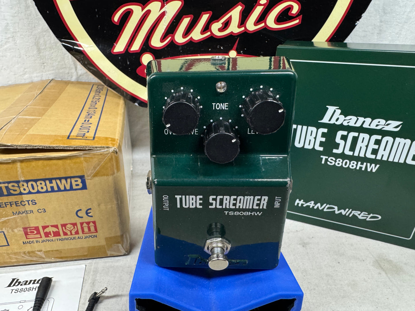 Ibanez TS808HW ts 808 hw Hand-Wired Overdrive Pedal with Metal Box