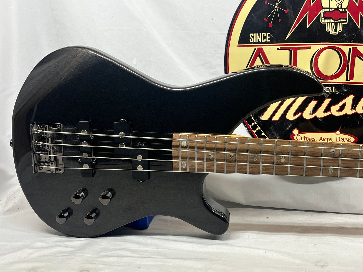 Mitchell MB200 4-String Electric Bass - Gunmetal