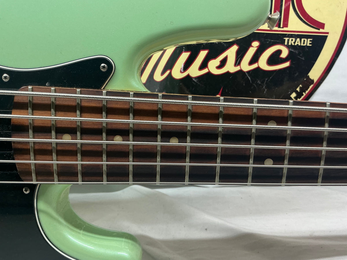 Fender Deluxe Active Jazz Bass V with Pau Ferro Fretboard 2018 - Surf Pearl