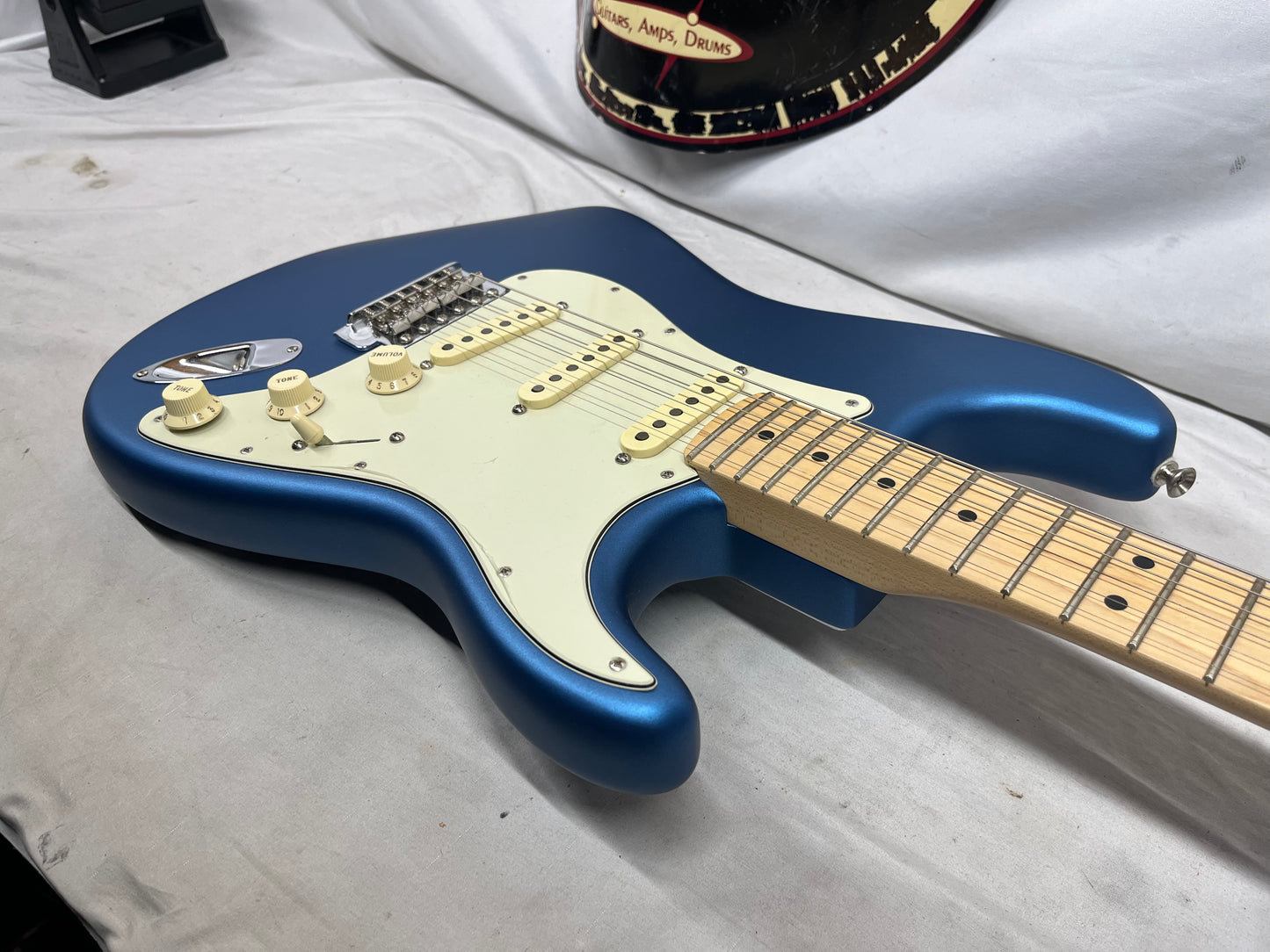 Fender American Performer Stratocaster Strat Electric Guitar 2021 - Satin Lake Placid Blue