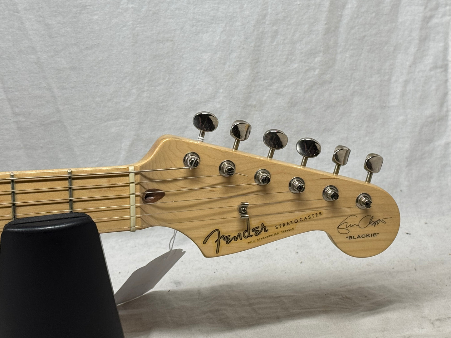 Fender USA Eric Clapton Stratocaster Guitar with Case 2006 - Black / Maple neck