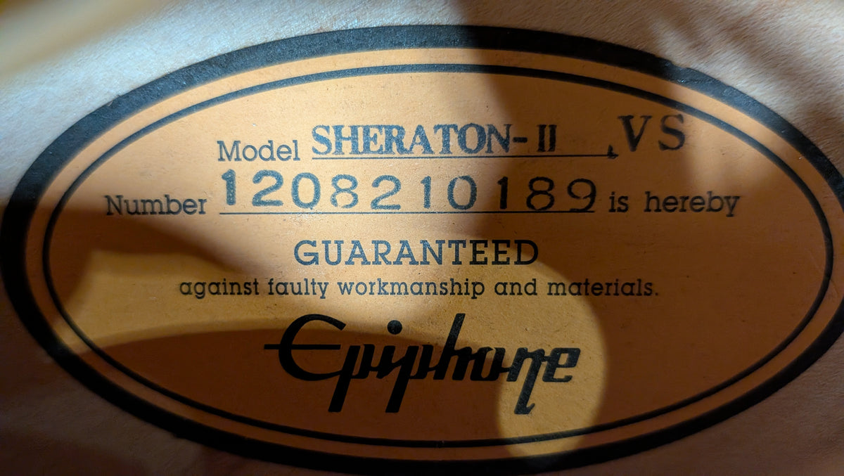 Epiphone Sheraton II Semi-Hollow Electric Guitar